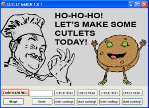 Schermata del malware cutlet maker