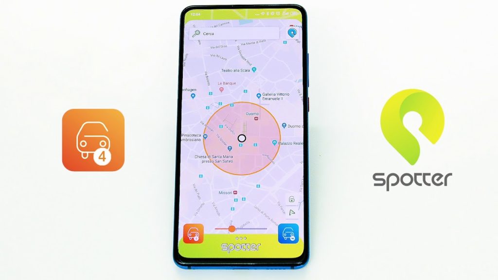 Spotter, l'app per il park sharing