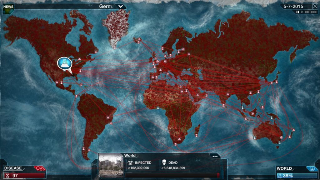 Plague Inc., il gioco realistico riguardo l'espansione delle malattie