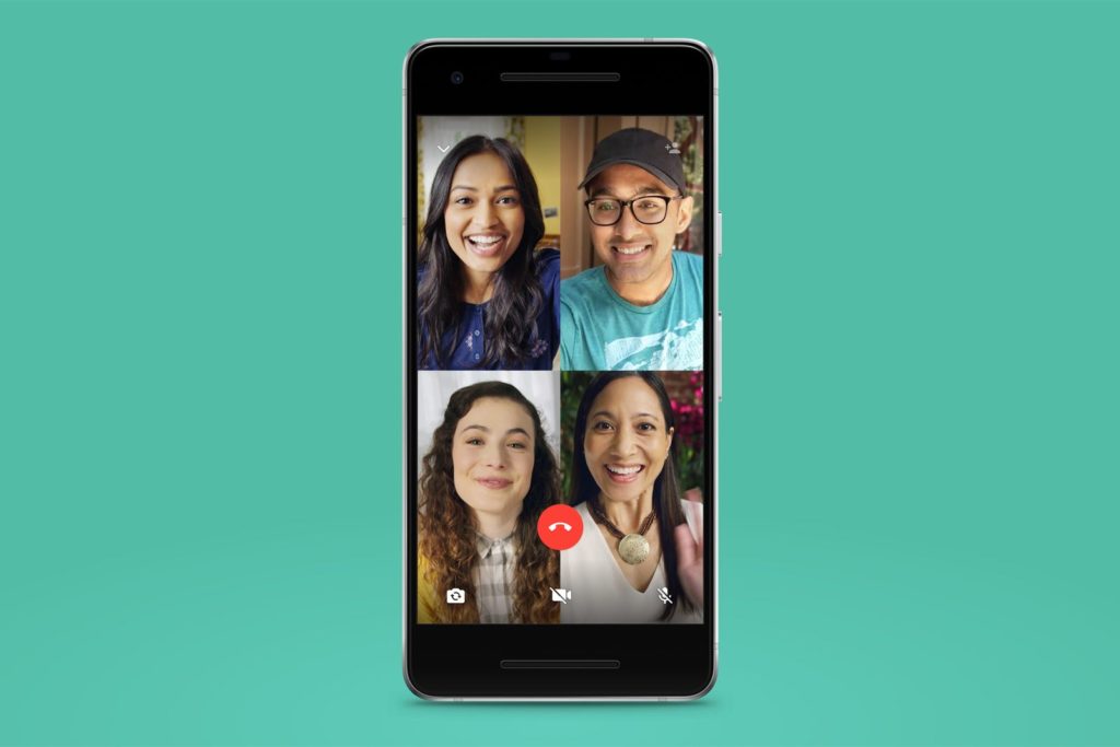 WhatsApp Videochiamate 8 Partecipanti