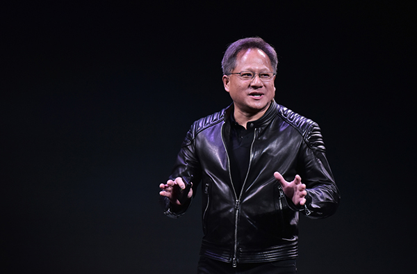 Jensen Huang CEO di Nvidia. Credits: MANDEL NGAN/AFP/Getty Images