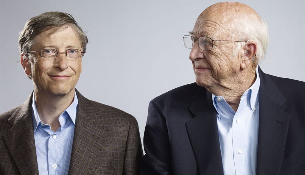 Bill Gates e suo padre, Bill Gates Sr. Credits: AARP