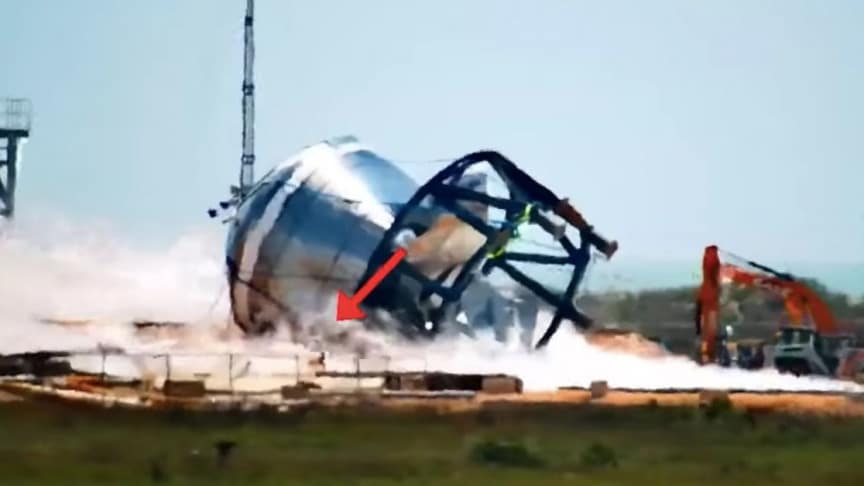 Zeus catturato nei video di alcuni curiosi durante i test di Starship di SpaceX. Credits: Interesting Engineering