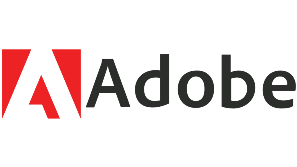 Il logo di Adobe, la celebre società fondata da Geschke e Warnock. 