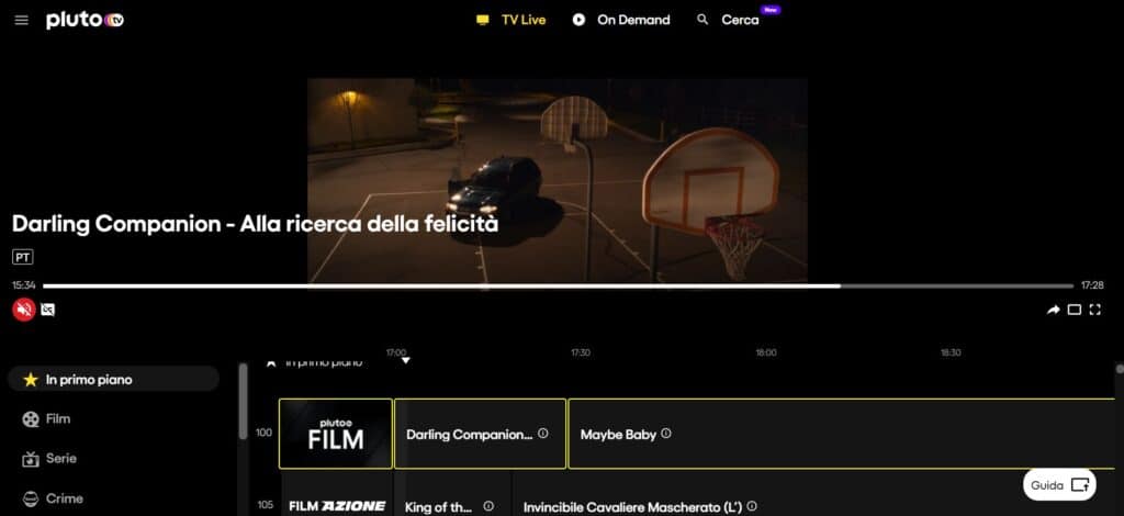 Pluto TV: il servizio di streaming gratuito arriva in Italia