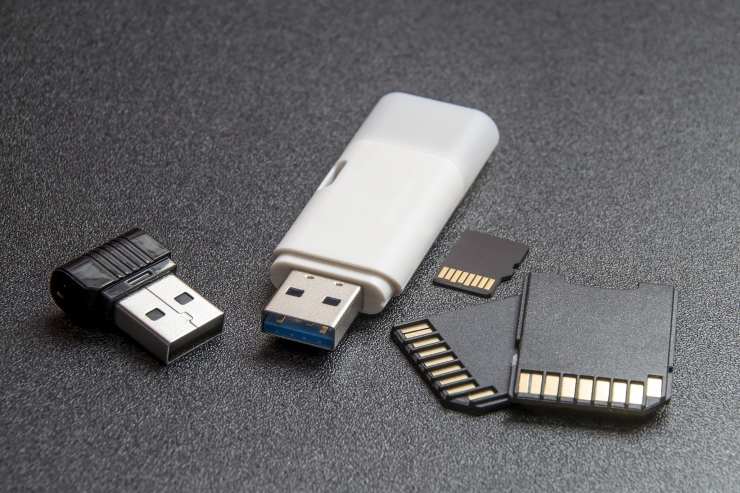 Memoria chiavetta USB