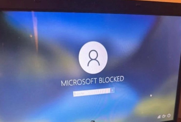 Schermata di blocco della truffa (Windows Report foto)