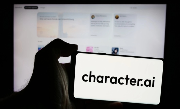 Character.AI schermo