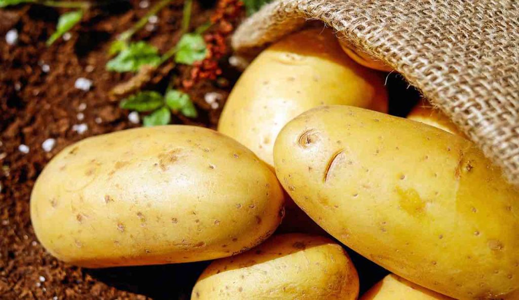 Le patate e il bucato